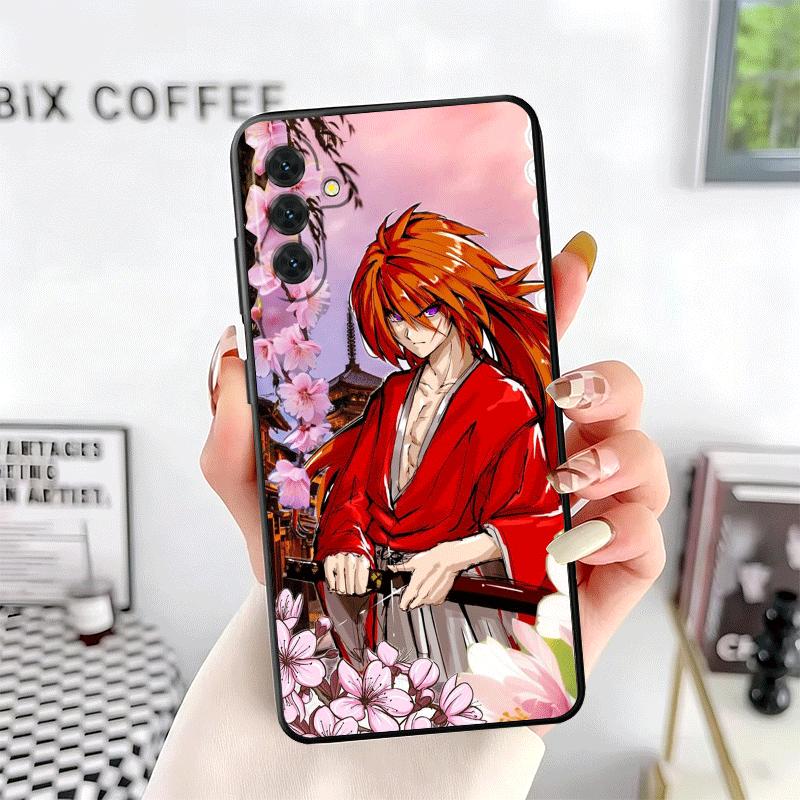 Rurouni Kenshin Anime Soft Phone Case for Samsung A17 A37 A57 A16 A26 A36 A56 A15 A25 A35 A55 A14 A24 A34 A54 A13 A23 A33 A53 A5