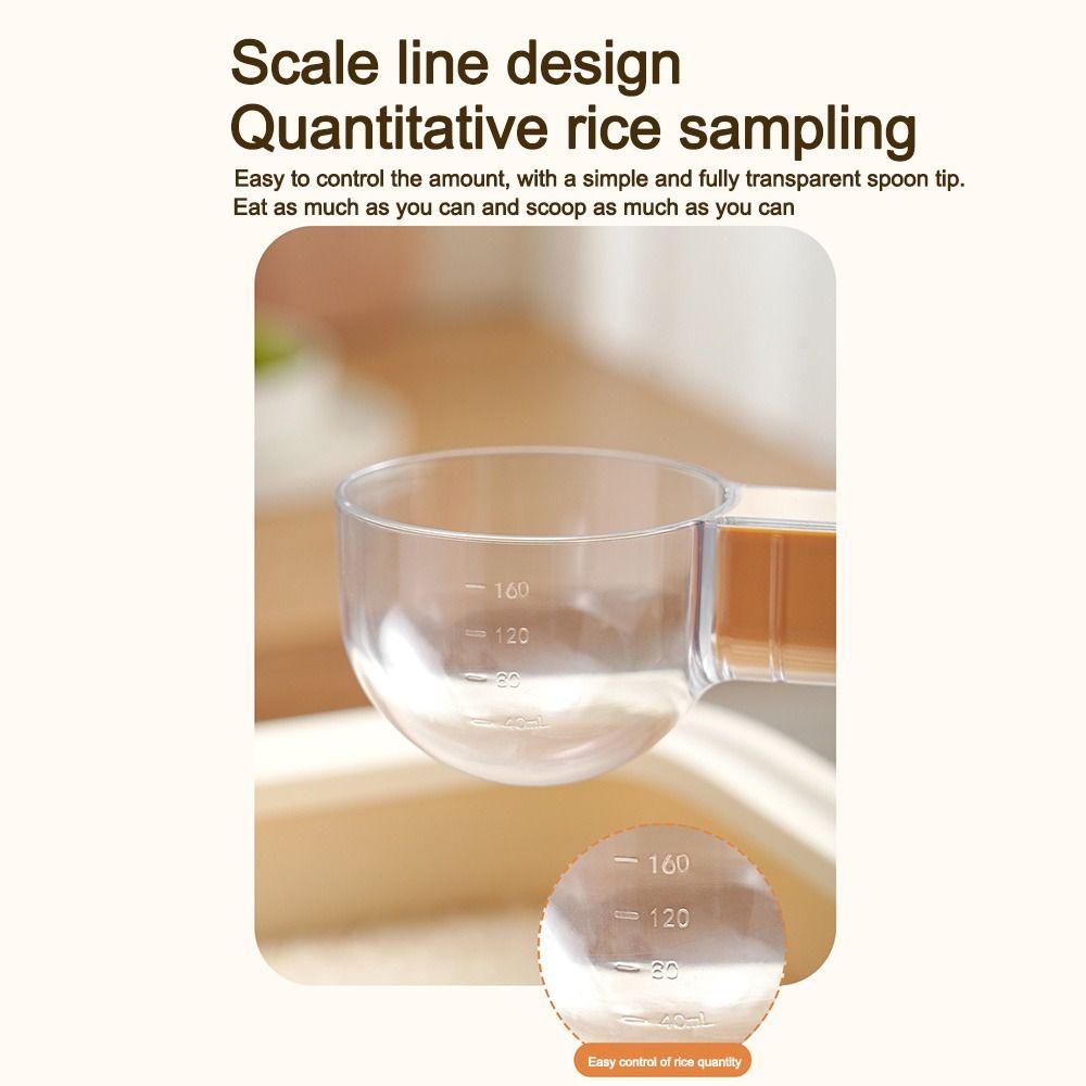 Dopamine Moisture-proof Measuring Spoon with Insect-resistant Box Multipurpose Teaspoon Rice Scoop Kitchen Cooking Tool