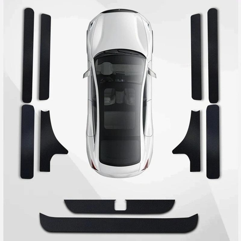 Car Door Sill Sticker Pasting Protective For Lynk & Co 03 06 Car Trunk Threshold Strip Anti Scratch Waterproof Protective Film