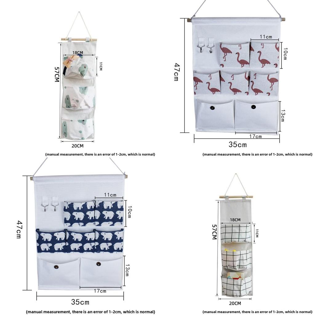 Christmas Storage Hanging Bag With Compartments For Dorm Room Organization