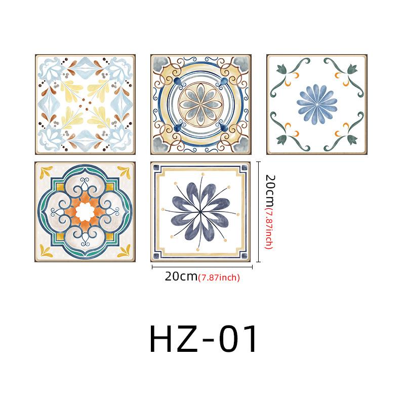 Thickened Matte Tile Sticker Self-Adhesive Wall Sticker Waterproof And Moisture-Proof Kitchen And Bathroom Renovation Wallpaper