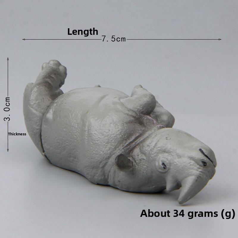 Cute Sleeping Tiger Shiba Inu Rabbit Cat Kangaroo Animal Mini Model Ornament For Office And Collection