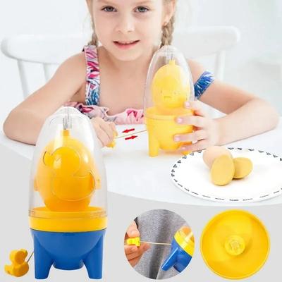 Manueller Heim-Eierauszieher Lebensmittelqualität Silikon Hand Eier Shaker Mixer Eier Mischwerkzeug für hartgekochte Eier für Küche
