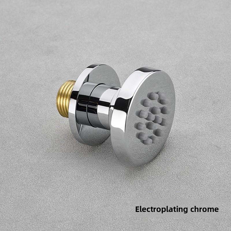 Chrome Black Brass Body Sprays Square Shower Spa Massage Body Jets Golden Concealed Shower Spray Head Faucet Accessory
