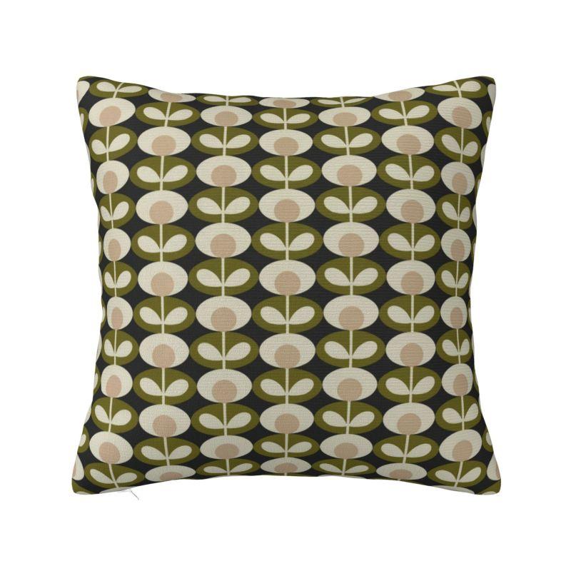 Custom Early Bird Granite Cushion Cover 40x40cm Orla Kiely Floral Velvet Cute Pillow Case Home Decoration