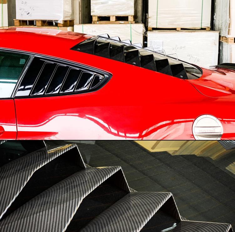 Rear Window Louvers Sunshade for 2015-2023 Ford Mustang