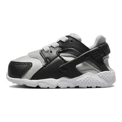 Huarache Run TD Schwarz Neutralgrau Baby-Sneakers Mittelgrau Weiß 704950-044