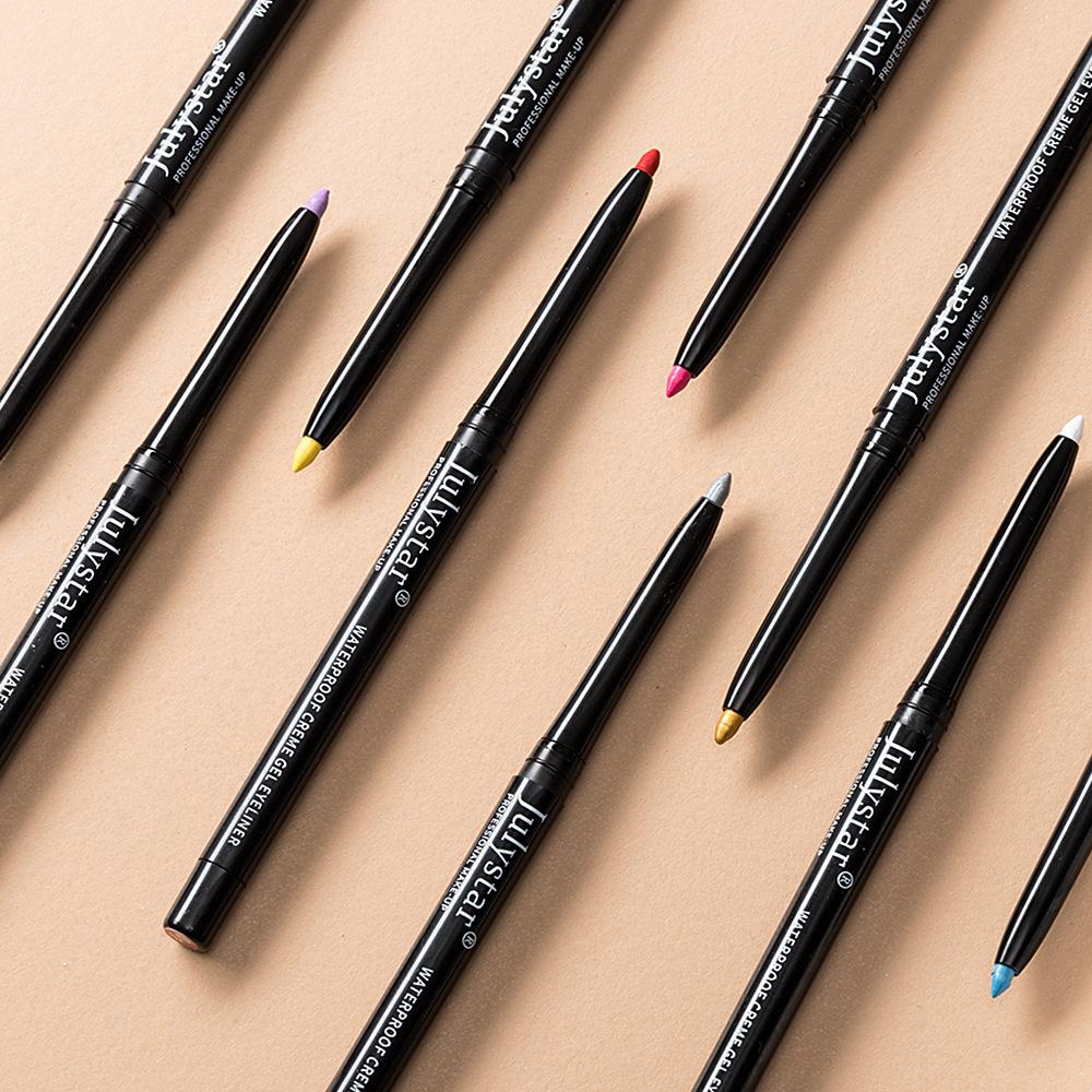 9 Colors of Colorful Eyeliner Pencils, Long-lasting, Waterproof and Non-smudged, Suitable for All Scenes and Can Be Used By All People