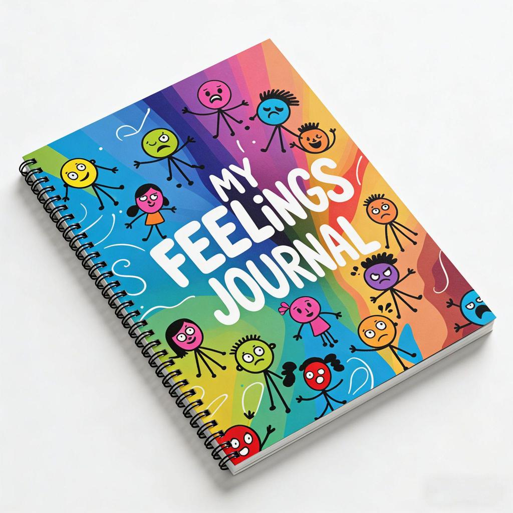 Cross-border A5 Spiral Notebook: My Feelings Journal & Creative Planner