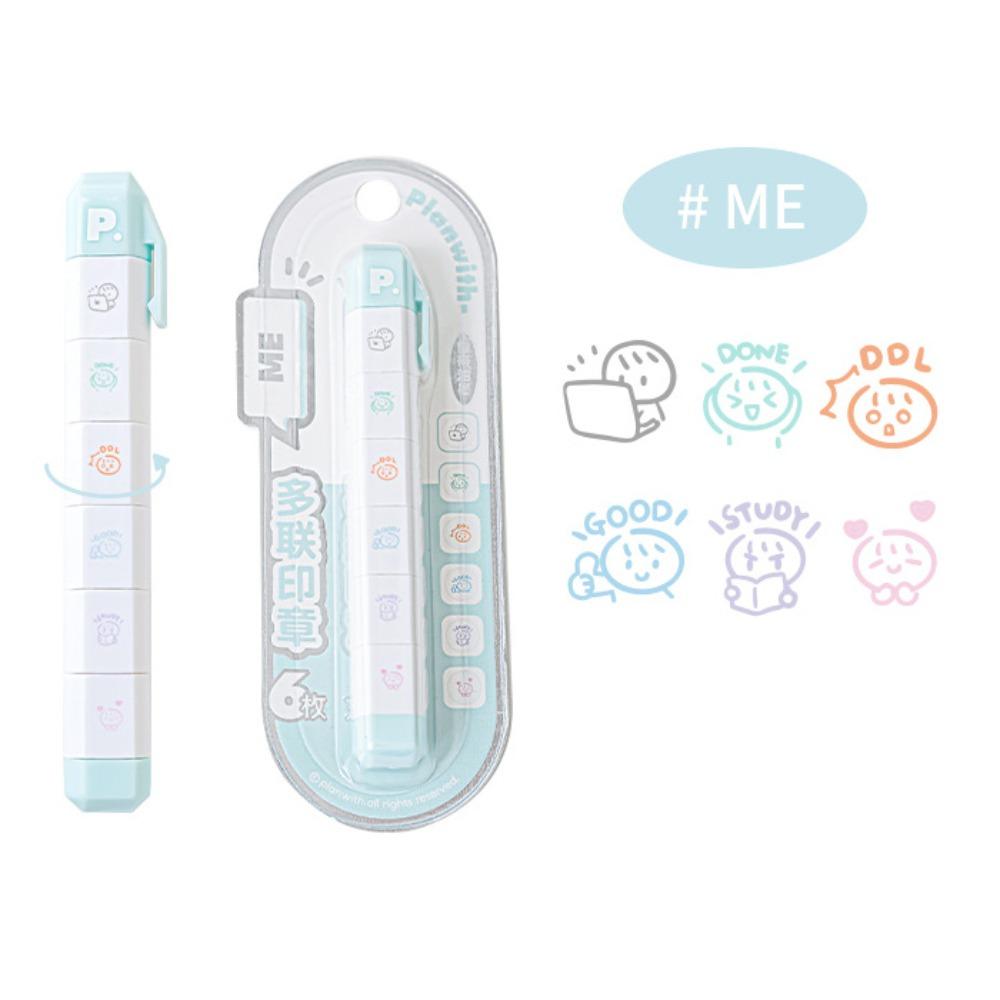 

Detachable To Do List Journal Stamp Cartoon Diary Seal Cute Seal Pen Kids Gift School Stationery 01