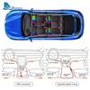 Car Foot Light for Mercedes Benz A B C E GLA GLB GLC GLE GLS Class W204 W205 W206 W166 W167 W212 W213 W176 W177 H247 X247 X253