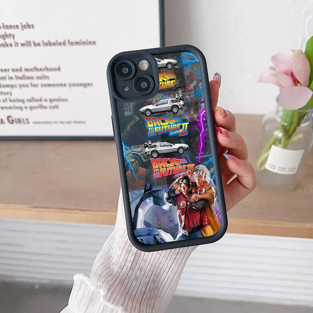 Movie B-Back To The F-Future Phone Case For IPhone 17 16 15 14 13 12 11 Pro Max 16E Plus INS Soft Cover