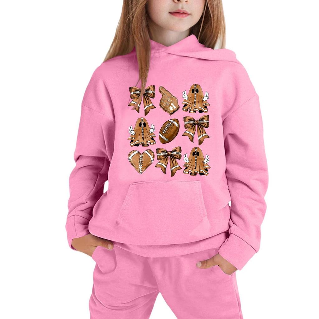 Kids Hoodie Halloween Print Pullover Sweatshirt Long Sleeve Casual Hooded Top for Boys Girls Soft Comfortable Fabric