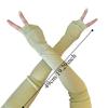 Sweet Bow Ice Sleeves Korean Style Anti-UV Breathable Long Arm Sleeves Sweat-absorption Quick Drying Arm Sunscreen Covers Sport