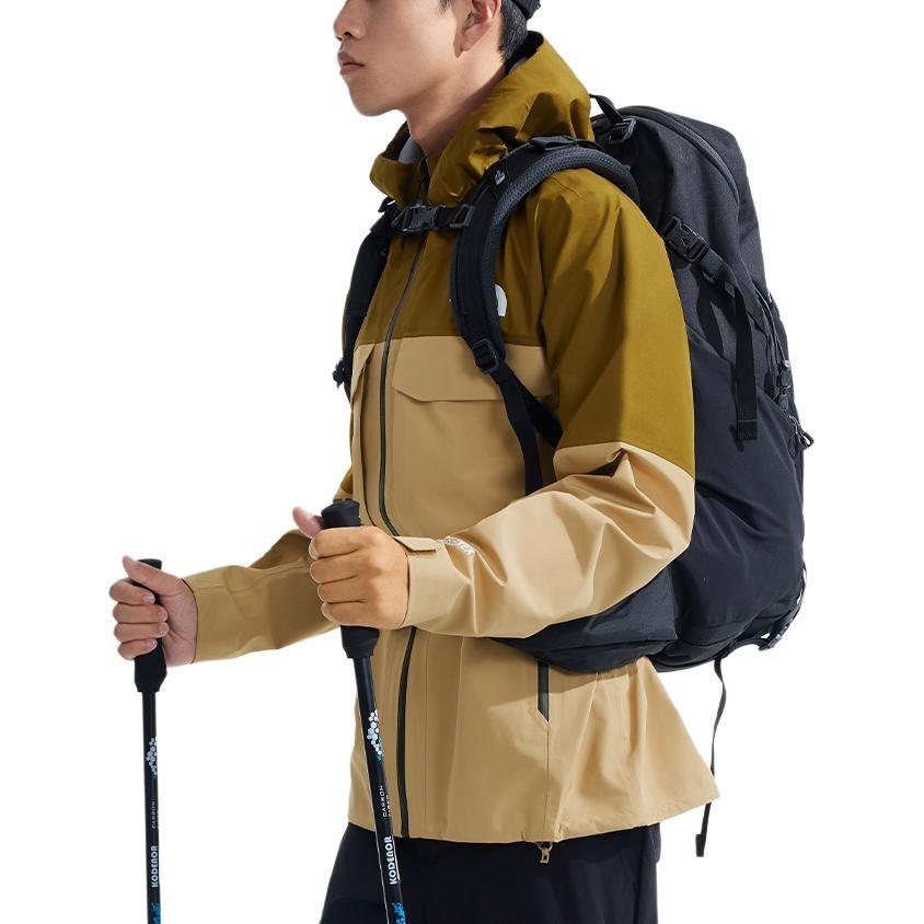 The North Face 24 Fall Hiking Waterproof, Windproof, And Breathable Windbreaker Jacket Men's Stone Tan NF0A8AKE-7OX
