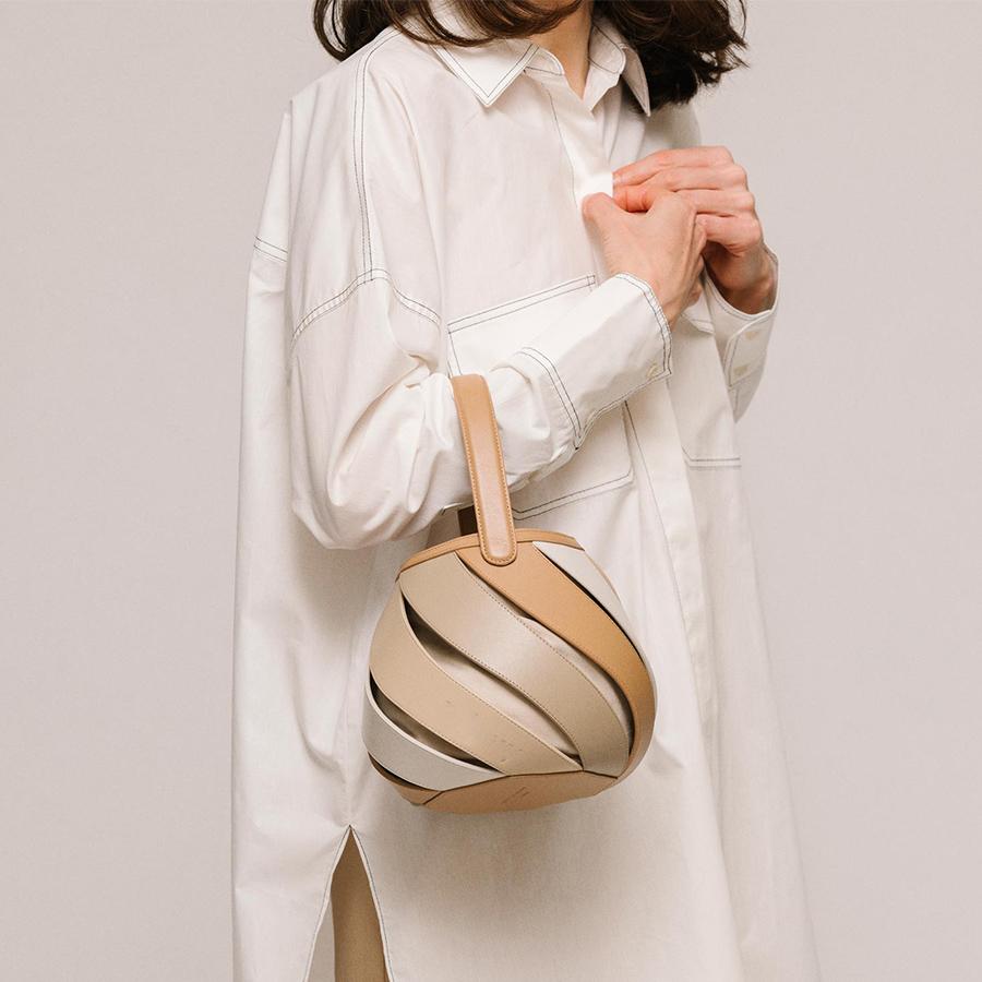 Fashion Pu Leather Cylindrical Bucket Bag Splicing Purses Handbags Luxury High Quality Shoulder Crossbody Bags Women Commuter To