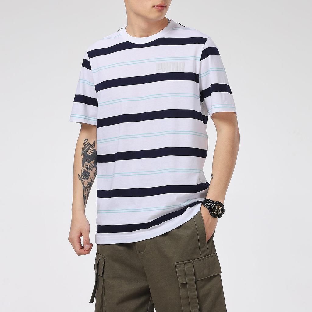Puma Suede Set-in Sleeve T-Shirt Men's White 845576-02