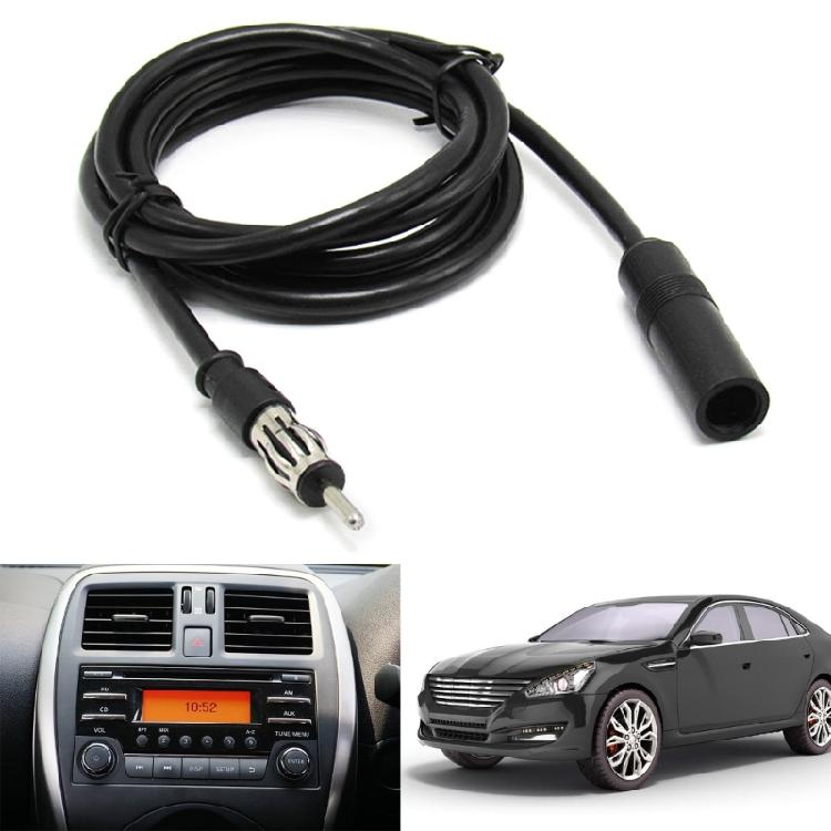 Car Radio Antenna Extension Adapter Cord, 35cm Cable Length for Better Signal Access Improved Reception In Remote Areas