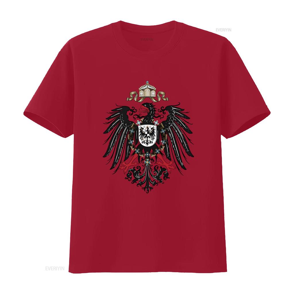 Preußischer Adler T-Shirt Deutschland Souveränitätszeichen Druck Einzigartiges Design für Männer und Frauen vintage Gewaschen Vielseitig Stilvoll Lässig