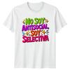 No Soy Antisocial Soy Selectiva Womens T-Shirt Latin Culture Gift For Her