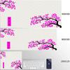 Gelbe Große Mausmatte Sakura Mauspads Große Gamer Schreibtischmatte 40x90cm Gummi Tastaturmatten Große Schreibtischmatte Beste Mauspads Mit Verriegeltem Rand
