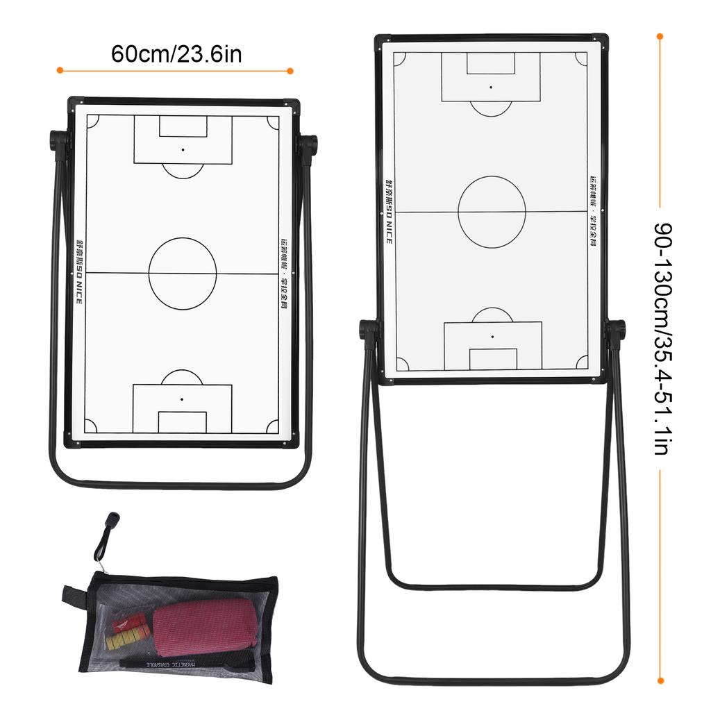 Multi-functional Football Board Portable Training Clipboard with Stand Magnetic Whiteboard Equipped Used For Strategy Demonstrat