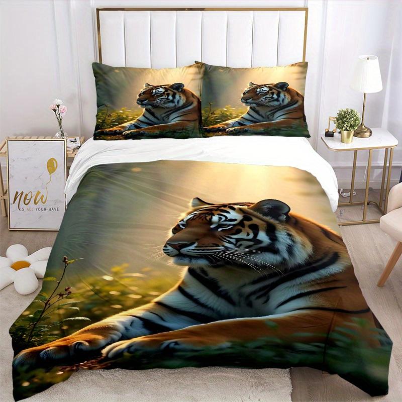 3Pcs Hogwarts Castle Printed Bedding Set, Breathable And Soft, Machine Washable, Christmas Gift, Suitable for Bedroom Decoration, 15188
