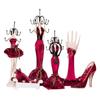 High-heeled Shoes Necklace Mannequin Display Stand  Jewelry Display