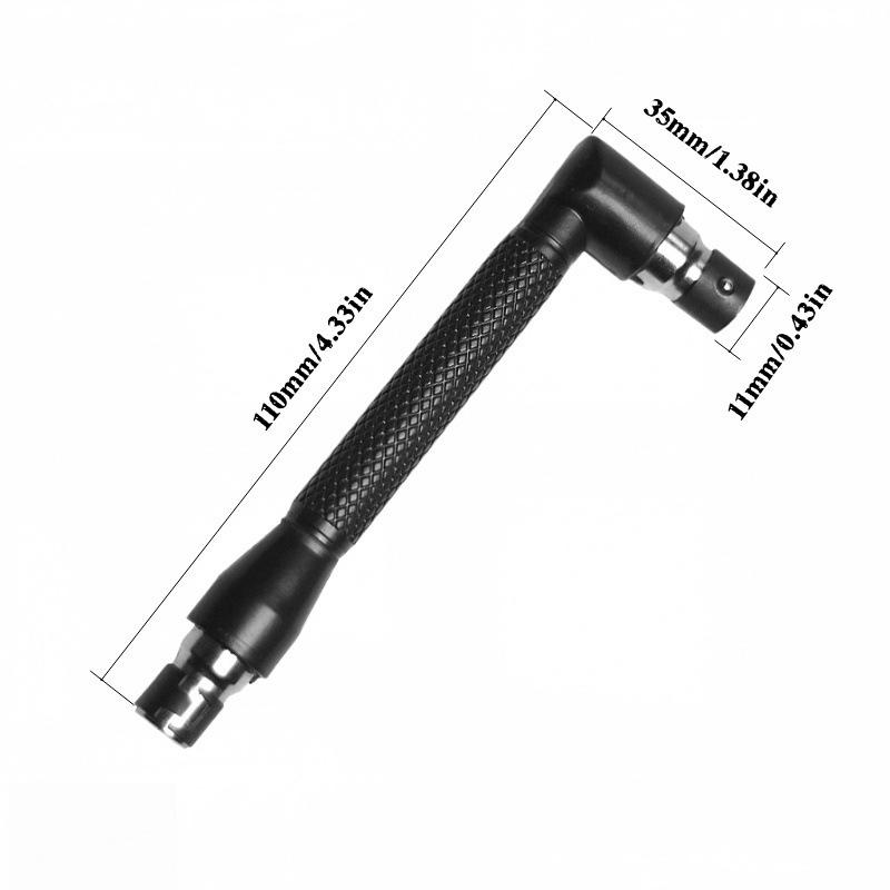 6.35mm L-Shaped Double-Head Hex Wrench for Screwdriver Bits