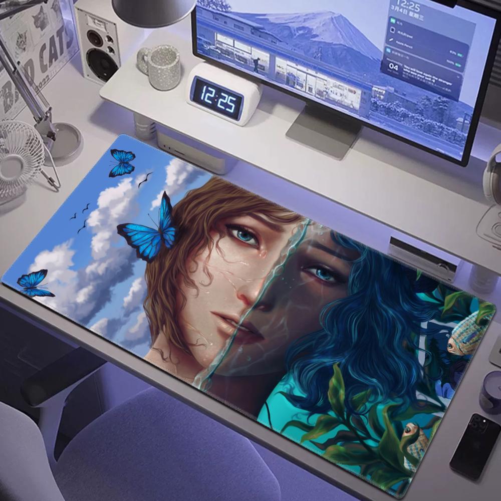 Life is Strange Large Gaming Mouse Pad Computer Mousepad PC Gamer Laptop Mouse Mat Office Mausepad XXL Keyboard Mat Desk Pad