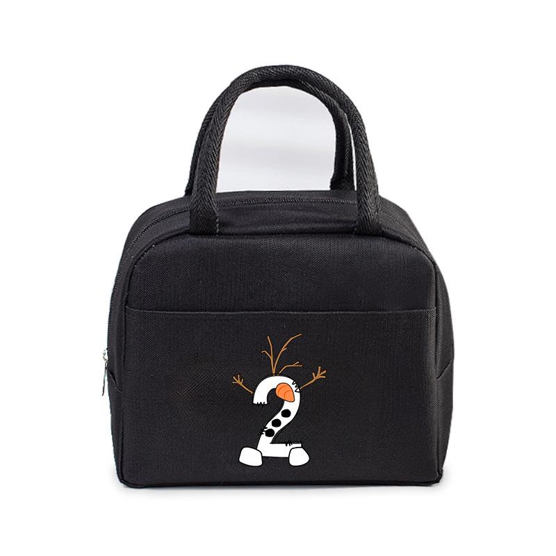 26 letter lunch box bag portable bento bag office worker student large lunch bag