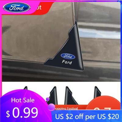 Car Sticker 2025 Hot New 2pcs Silicone Car Door Edge Corner Guards For Ford Focus Mondeo Kuga Fiesta MK7 Escort Explorer Edge 2