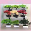 Pinus Zucc Bungeana Artificial Bonsai Potted Plant For Home Decor Projects
