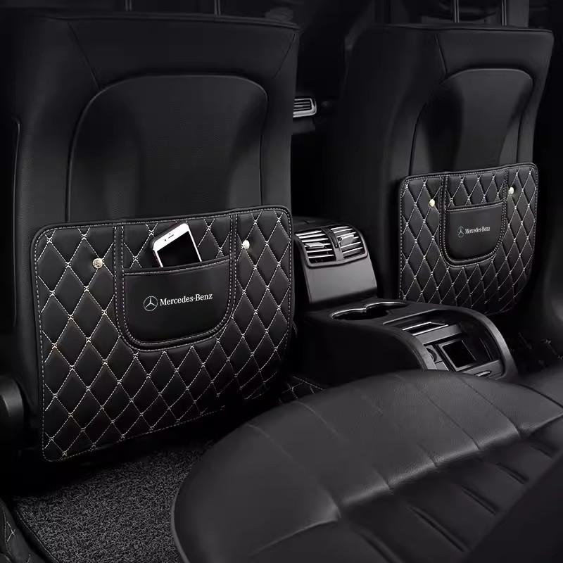 GLC GLB 1 Peça Tapete Protetor Anti-Chute para Carro Capa Protetora do Encosto do Assento Para Mercedes Benz AMG W177 W176 X166 X167 C257 C218 X253 C118