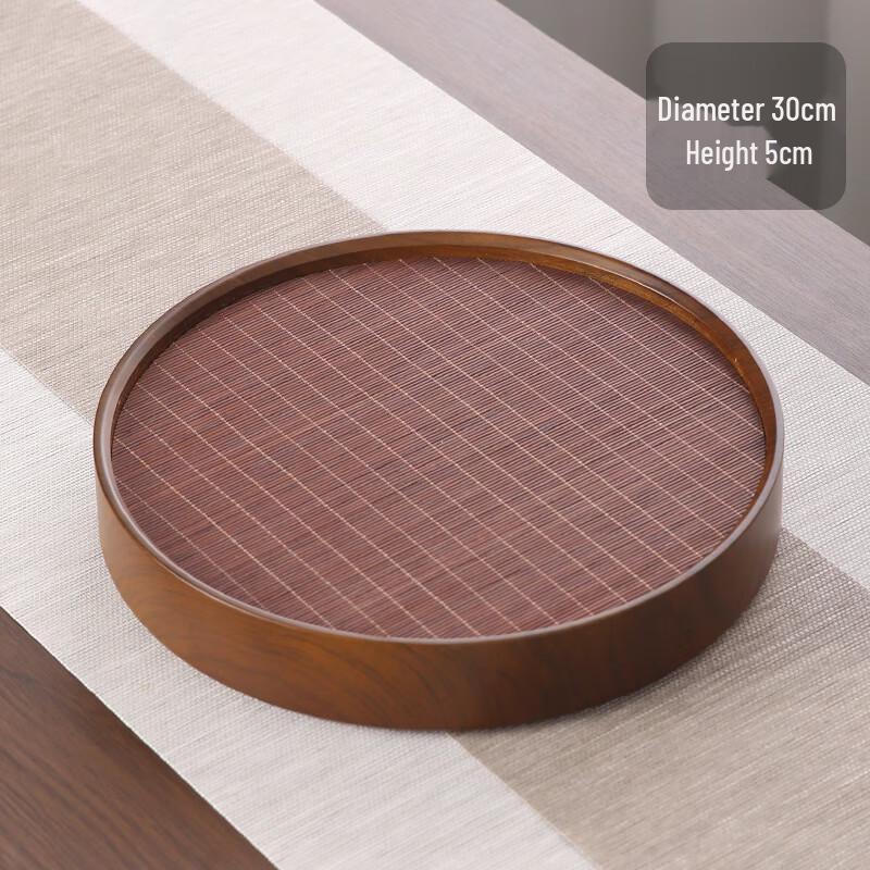 Jialang Round Bamboo Tea Tray