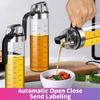 Cooking Seasoning Bottle Dispenser Sauce Bottle Glass Storage Bottles For Spice Glass Oil Spray Vinegar Kitchen Tools
