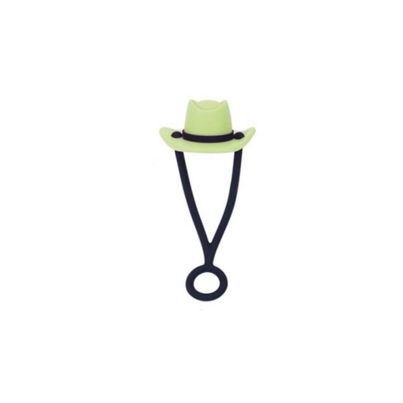 Silicone Cowboy Hat Straw Cap Cute Hat Shape Straw Topper Reusable Straw Tip Protector Cap Mug Accessory Gift Straws Cap