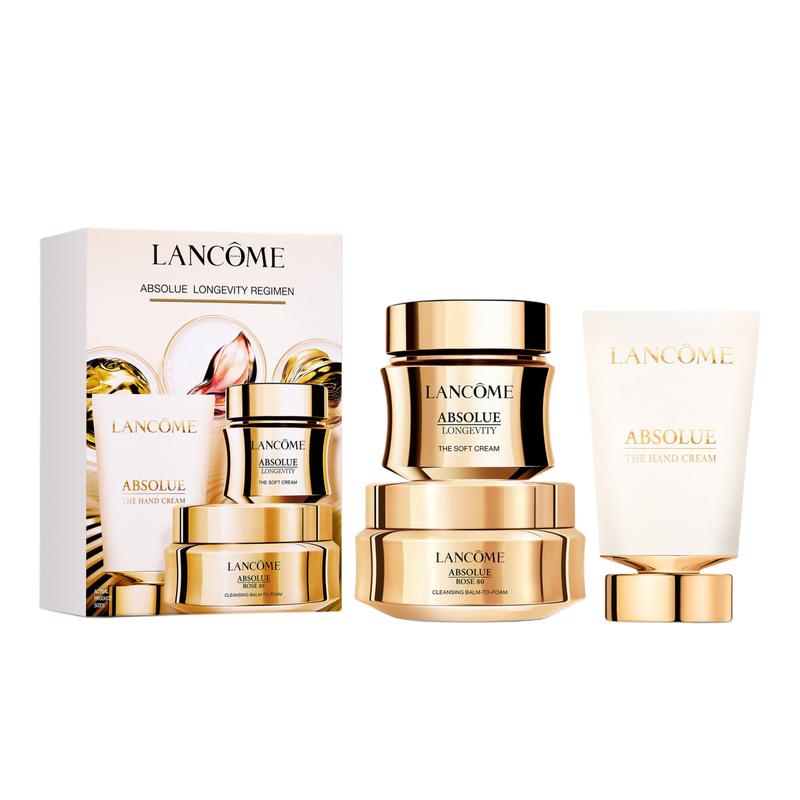 Lancôme Absolue Longevity Skin Care Set Moisturizing 30ml+150ml+50ml коричневый