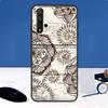 Mandala Wood Floral Case For Huawei Nova Y90 Y91 Y60 Y61 Y70 10 9 SE 11 Pro 5T 11i 8i 3i P20 P40 P30 Lite Cover