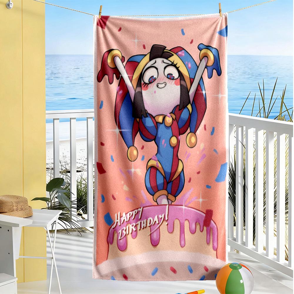 TADC soft beach towel Comfortable Couple beach towel, family beach towel set Vibrant Pattern Gift for Festivals