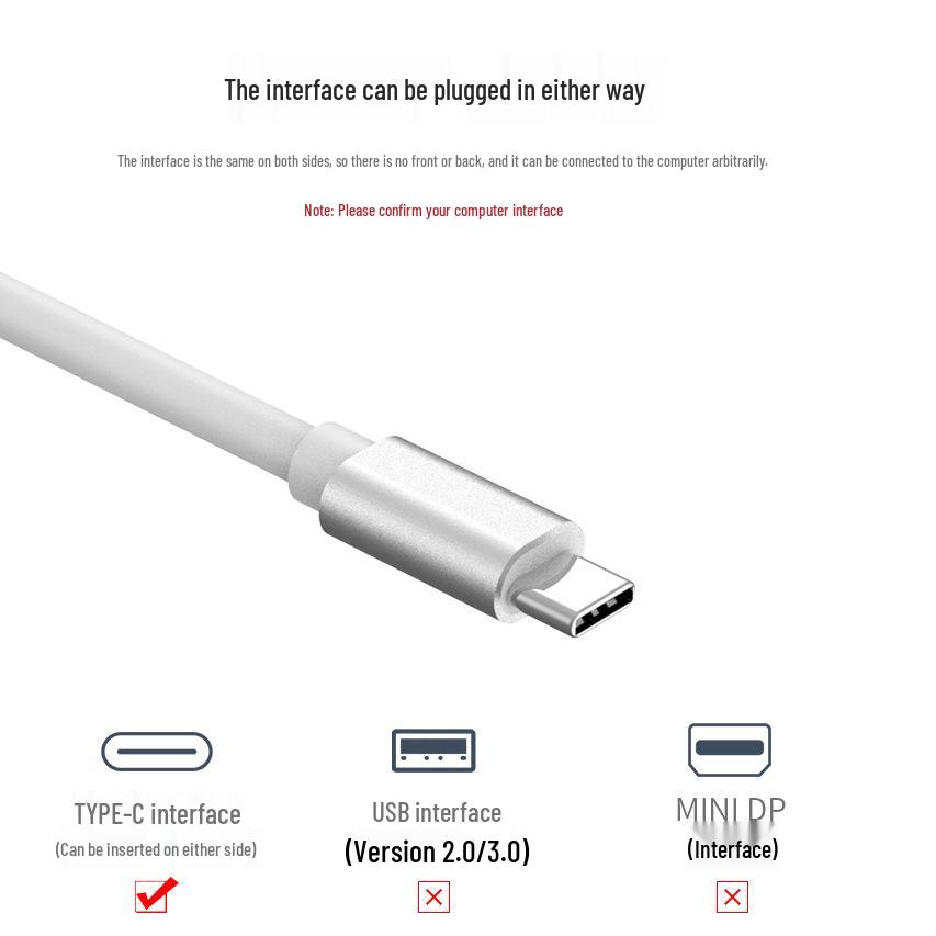 USB-C To HDMI 3-in-1 Docking Station Adapter