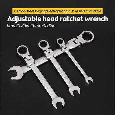 Quick Release Dual Heads Ratchet Wrench Dual Heads Reversible Ratchet Spanner
