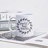 3d Print 11oz Sublimation Ceramic Tea Cup Coffee Mug Different Design Images Kitchen Drinkware Leaf Pattern Teachers' Day Gifts