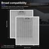 2 PIÈCES Hotte de cuisinière 320x260mm Hottes de cuisine Filtre à graisse en maille Filtre à graisse pour accessoires de hotte de cuisine domestique