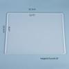 Table Mat Casting Mold Writing Board Silicone Mould DIY Drawing Board Rectangular Mold for Students Epoxy Resin Molds