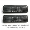 For Tesla Model Y Juniper 2025 Under The Seat Air Outlet Protection Cover Net Rear Air Conditioning Outlet Mesh Car Accessories