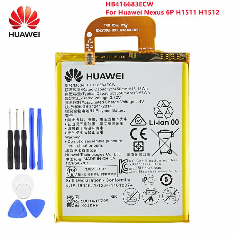 Huawei Original Phone Battery For Huawei Nexus 6P H1511 H1512