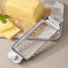 1Pieces Butter Slicer Cutter, Stainless Steel Ergonomic Cheese Slicer Cheese Even Stick Slicing Tool Outdoor Tableware