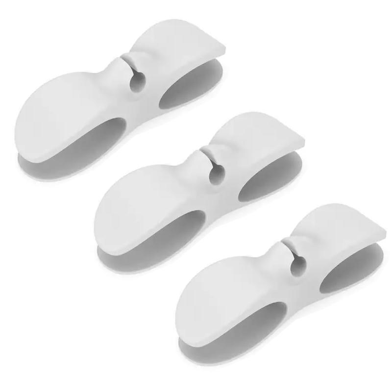 

Многофункциональный держатель-зажим, проволочные настенные крючки, вешалка, настольный органайзер для кабеля, USB-разъем, зажим для кабеля, настенный держатель 3pcs белый