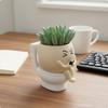 Toilet Planter Funny Plant Pot Cute Novelty Flower for Office, Study Room